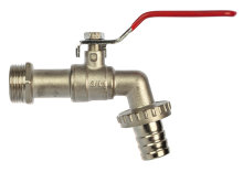 Kugleaftaphane 3/4" L-greb krom